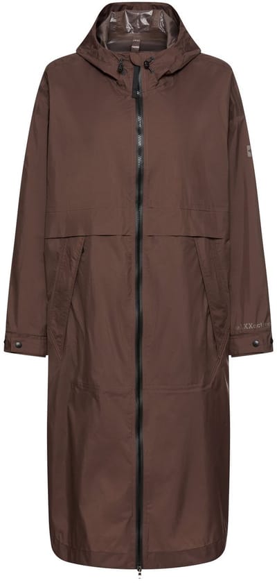 camel active teXXXactive® Regenjas met verstelbare capuchon - Maat womenswear-42 - Bruin