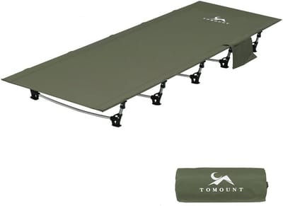 Ultralight Opvouwbaar Veldbed voor Kamperen - Compact en Duurzaam