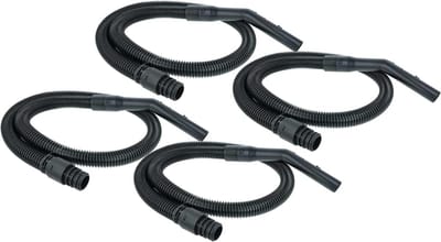 Vervangende Slangen - Stofzuigerslang Set - Auto Werkplaats Huis - Extreem Flexibel - 4 x 2.1 Meter - Zwart