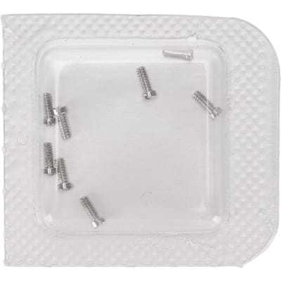 8PCS Micro Vis de Réparation de Montre Acier Inoxydable Vis de Couvercle Arrière de Montre pour Ballon Bleu Femme 1 X white