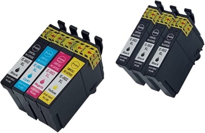 KATRIZ® huismerk inkt Epson 1 sets 502XL / T502XL + 3x extra Zwart (7 stuks) Geschikt voor Epson Expression Home XP 5100 / Expression Home XP 5105 / WorkForce WF 2860 DWF /WorkForce WF 2865 DWF/Epson Expression Home XP-5155