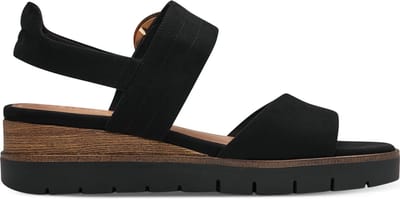 Tamaris Core Dames Sandalen - BLACK UNI - Maat 41