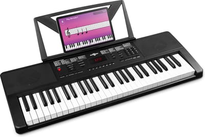 Keyboard piano met 54 toetsen - MAX Rhapsody54 keyboard voor beginners - Met gratis muzieklessen