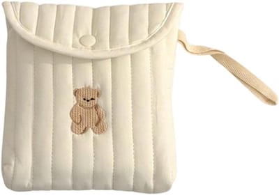 Menstruatietas - Maandverband tas - Hygiënisch opbergen - Zachte katoenen stof - Compact formaat - Zoals afgebeeld