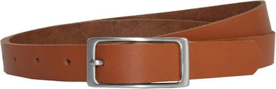 Fana Belts Leren Dames Riem Cognac - Smalle Riem - Taillemaat 125 - Extra Lange Dames Riemen
