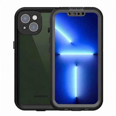 imoshion Hoesje - Geschikt voor Apple iPhone 14 - Waterproof 360 case - Zwart