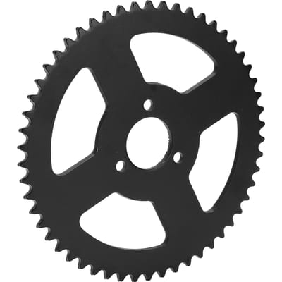 T8F 54 Tanden Duurzaam Stalen Tandwiel Harde Crankset Geschikt voor Mini Motorfiets ATV Kart black