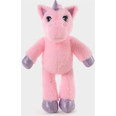 Staande Eenhoorn Knuffels Dier Roze Regenboog Paard Gevuld Pluche Speelgoed Slaapmaatje Poppen Cadeaus Voor Vrienden 38cm roze