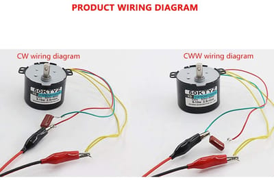Store_8 - Miniatuur Synchronous Motor - 220V - 6-10W - 15RPM - Hoog Koppel - CW/CCW - Geschikt voor hobbyprojecten - Compact model