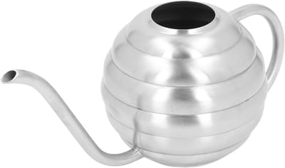 Roestvrijstalen Gieter - Waterpot Tuingieter - Planten Water Geven - Lange Gebogen Uitloop - 24 x 12 x 11 cm