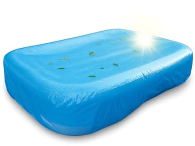 Zwembadafdekking 245 x 155 cm - Duurzame en Ventilerende Afdekking voor Optimaal Onderhoud
