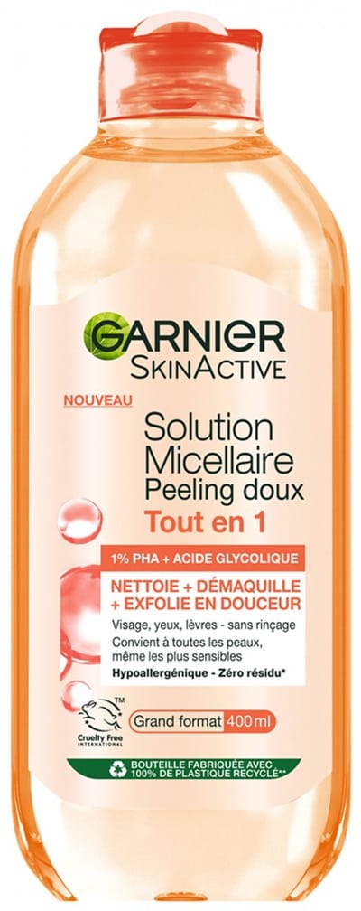 Garnier SkinActive Milde Peeling Micellaire Oplossing Alles in 1 400 ml