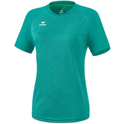 Erima Madrid Shirt Korte Mouw Dames - Columbia | Maat: 40