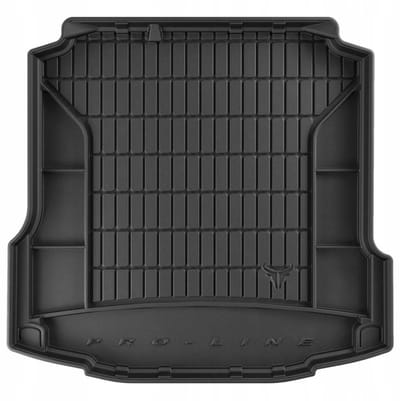 FROGUM Kofferbakmat - Rubber - Geschikt voor SEAT TOLEDO IV (2012-2018) - Hatchback - Organizer functie - Zwart