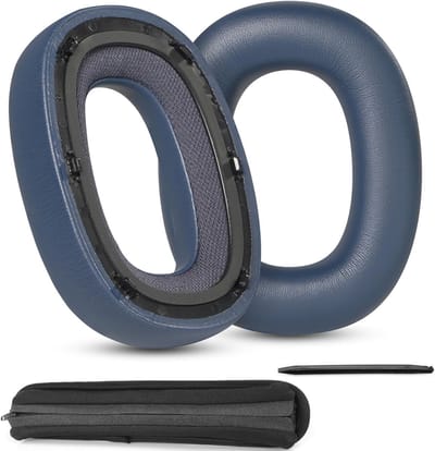 Comfortabele oorkussens en hoofdbandvervanging voor Over-Ear hoofdtelefoons, geschikt voor PX8/PX7 S2/PX7 S2E, blauwe kleur, perfecte pasvorm en duurzame kwaliteit