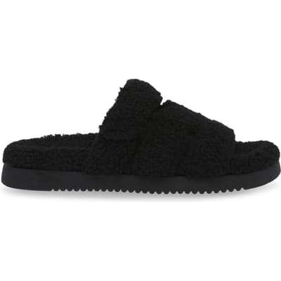 Steve Madden Missile-f Sandals Black Größe: 36 | Flip-Flops Outlet | Damen | Schwarz