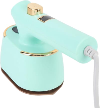 Draagbaar Stoomstrijkijzer - Mini strijkapparaat - Snel kleding strijken - Anti-dry burn functie - 120ml tank - Groen