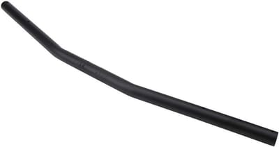 Retro Gebogen Motorfiets Handvat 25mm/1 Inch - Universele Zwarte en Zilveren Stuur voor Motoren, Perfect voor Custom Bikes en Choppers