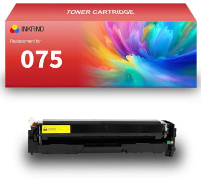 INKFIND 075 Geel tonercartridge compatibel met Canon 075 Geel geschikt voor Canon i-Sensys MF664Cdw MF667Cdw LBP646Cdw.LBP647Cdw/Color imageCLASS MF665Cdw / MF663Cdw / MF662Cdw,Color imageCLASS LBP647Cdw/S LBP646Cdw - 1-pack Geel