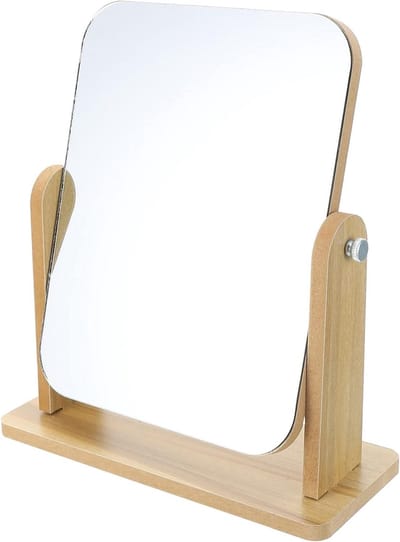 Make-up spiegel - Dressing tafel - Dagelijkse verzorging - 360 graden draaibaar - 380 gram - Khaki