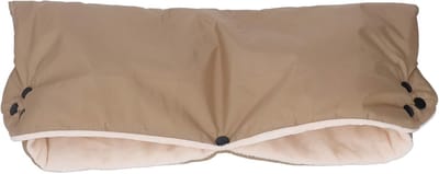 Kinderwagen Handwarmer - Wandelwagen Mof - Bescherming Kou - Waterdicht Winddicht - 50 x 47 cm - Goud