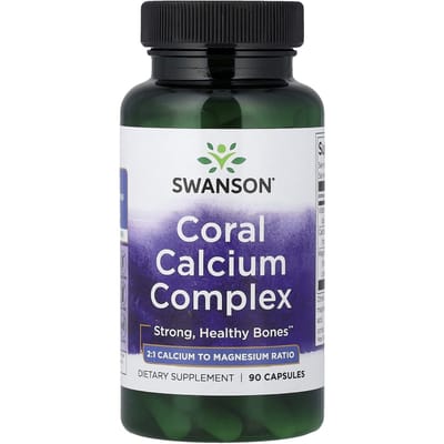 Swanson, Koraal Calcium Complex, 90 Capsules