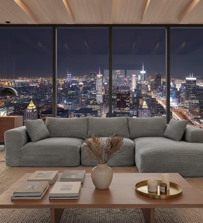Luxe 3-Zits Loungesofa Corduroy – Moderne Bank Lichtgrijs, Comfortabele Zitting, Anti-slip, Met Kussens – Perfect Voor Woonkamer, Gezellige Avonden & Relaxen House&Garden
