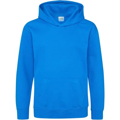 Just Hoods Kids´ Hoodie JH001K - Sapphire Blue - 9/11 (L)