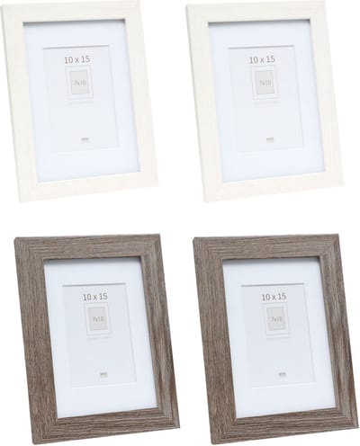 Deknudt Frames fotowand S66KMP 13 - 4 fotokaders - foto 7x10/10x15 cm