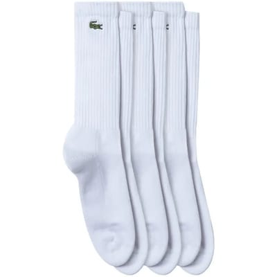 Sokken Lacoste Sport 3 Pack High Cut Socks White/White/White