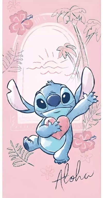 Beach Towel / Strandlaken -Lilo en Stitch - Lilo handdoek - lilo badlaken