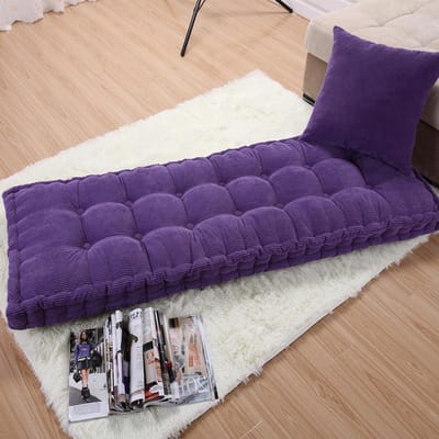 10 cm dikke tuinbankkussens outdoor bankkussen 55x180cm zachte kussens voor 1-4 zitbanken binnen en buiten gebruik paarse kleur comfortabel en stijlvol