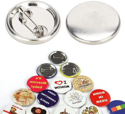 100 stuks lege DIY badge knopen voor handgemaakte souvenirs, geschenken en creatief knutselen