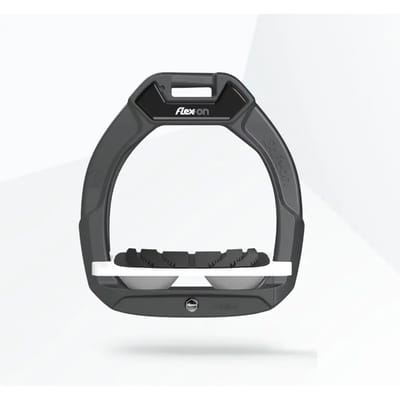 Veiligheidsstijgbeugels voor ruiters Inklapbaar Grip Antraciet/Wit/Grijs Kinderen Flex-On Safe-On