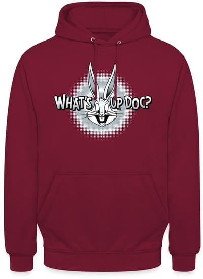 Looney Tunes Bugs Bunny What's Up Doc Hoodie Unisex