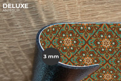 Placemats - 6 stuks - 45x30 cm - Placemat kunststof - Bloemen - Vintage - Patronen - Bohemian - Mandala - Borden onderleggers - Decoratie voor op tafel - Keuken tafeldecoratie accessoires - Vinyl onderlegger - Tafelversiering