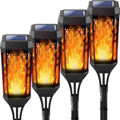 White-Label® Tuinverlichting op Zonne Energie - Solar Buitenlampen - Zwart