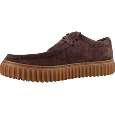 Clarks Torhill Lo bruin leren schoenen