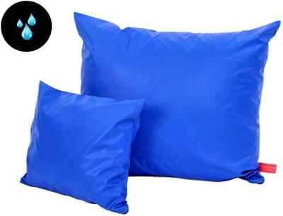 Waterdicht kussen met ritssluiting 60 x 70 cm Binnenkussen met ritssluiting ( zodat u de dikte van het kussen kunt aanpassen )Antraciet
