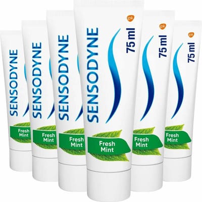 Sensodyne - Tandpasta - Fresh Mint - 2x75ml x 3