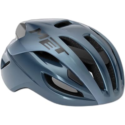 MET Rivale MIPS Navy Silver – Racefietshelm met MIPS – Lichtgewicht Wielrenhelm – Aerodynamische Fietshelm voor Heren & Dames - Maat M (56-58cm)