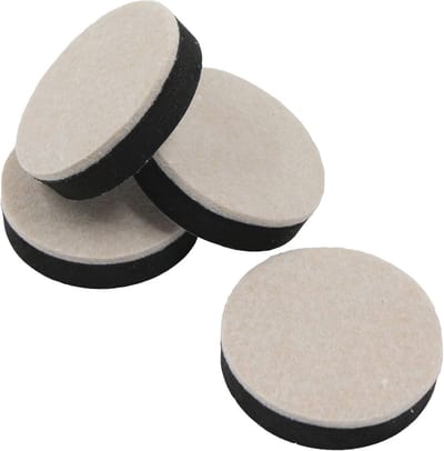 Meubelverhoger set van 4 - diameter 63,5mm - hoogte 16,5mm - anti-slip en geluidsdempend - ideaal voor meubels - ShopVlot