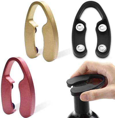 Dailygoods- Wijnfolie Cutter - 3 Stuks - Duurzaam Plastic/Roestvrij Staal - Antislip Grip - Folie Snijder - Essentieel Hulpmiddel voor Wijnliefhebbers - Wijnfoliesnijder