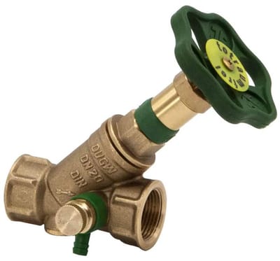 Schlösser Armaturen JS KFR-ventiel mit mofaansluitung, met aftapping, met niet-stijgende spindel, DN20, binnendraad 3/4'', DVGW gekeurd, 0016302000001