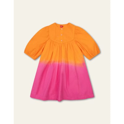 Oilily Deevika Jurk- maat104/4yr Vibrant Oranje