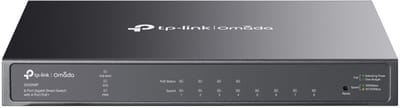 TP-Link TL-SG2008P JetStream 8-Port Gigabit Smart Switch with 4-Port PoE+ (62W)