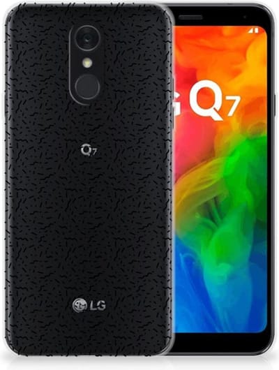 TPU Hoesje voor LG Q7 TPU bumper Stripes Dots