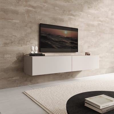 Meubella - TV-Meubel Palm - Beige - 160 cm