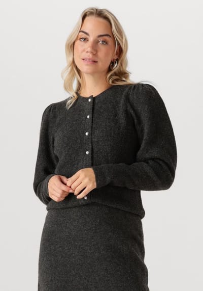 Notre-V Nv-grace Truien & vesten Dames - Sweater - Hoodie - Vest- Donkergrijs - Maat XXL