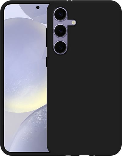 Just in Case hoesje geschikt voor Samsung Galaxy S24 Plus Hoesje Siliconen - Flexibele Case - Zwart